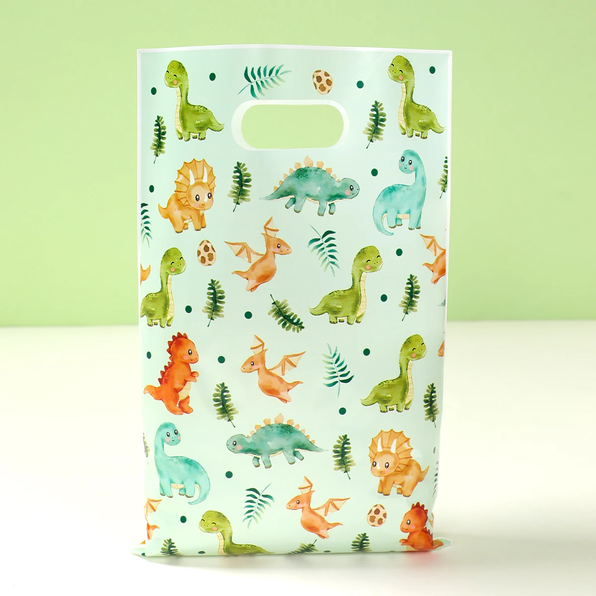 10/25/50 قطعة الكرتون ديناصور حقيبة يد هدية صغيرة التعبئة حقيبة الغابة ديناصور عيد ميلاد الديكور الاطفال استحمام الطفل لوازم الحفلات
