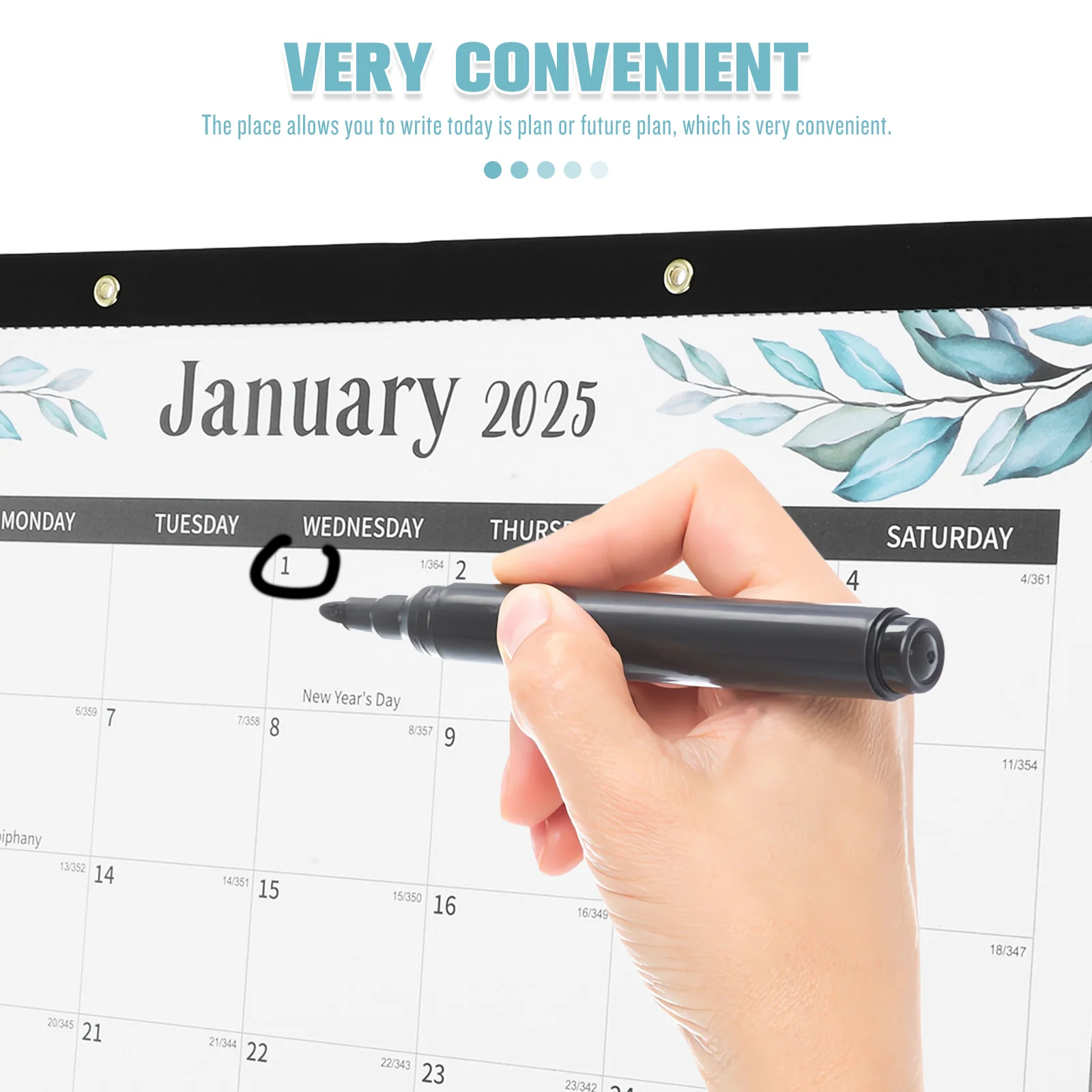 تقويم الحائط 2025-2026 18 شهرًا معلقًا للعد التنازلي مخطط الجدول الشهري مذكرة الإنجليزية التقويم السنوي للمنزل