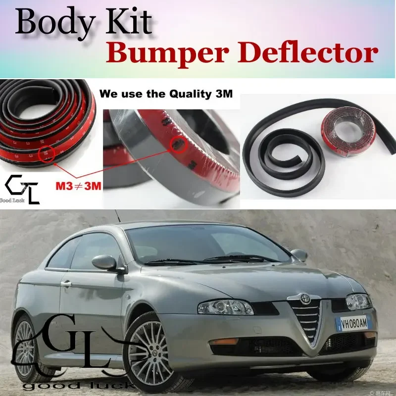 Bumper Lip Deflector Lips For Alfa Romeo GTV  Spider AR Front Spoiler Skirt For TOPGEAR Friends Car Tuning  Body Kit  Strip