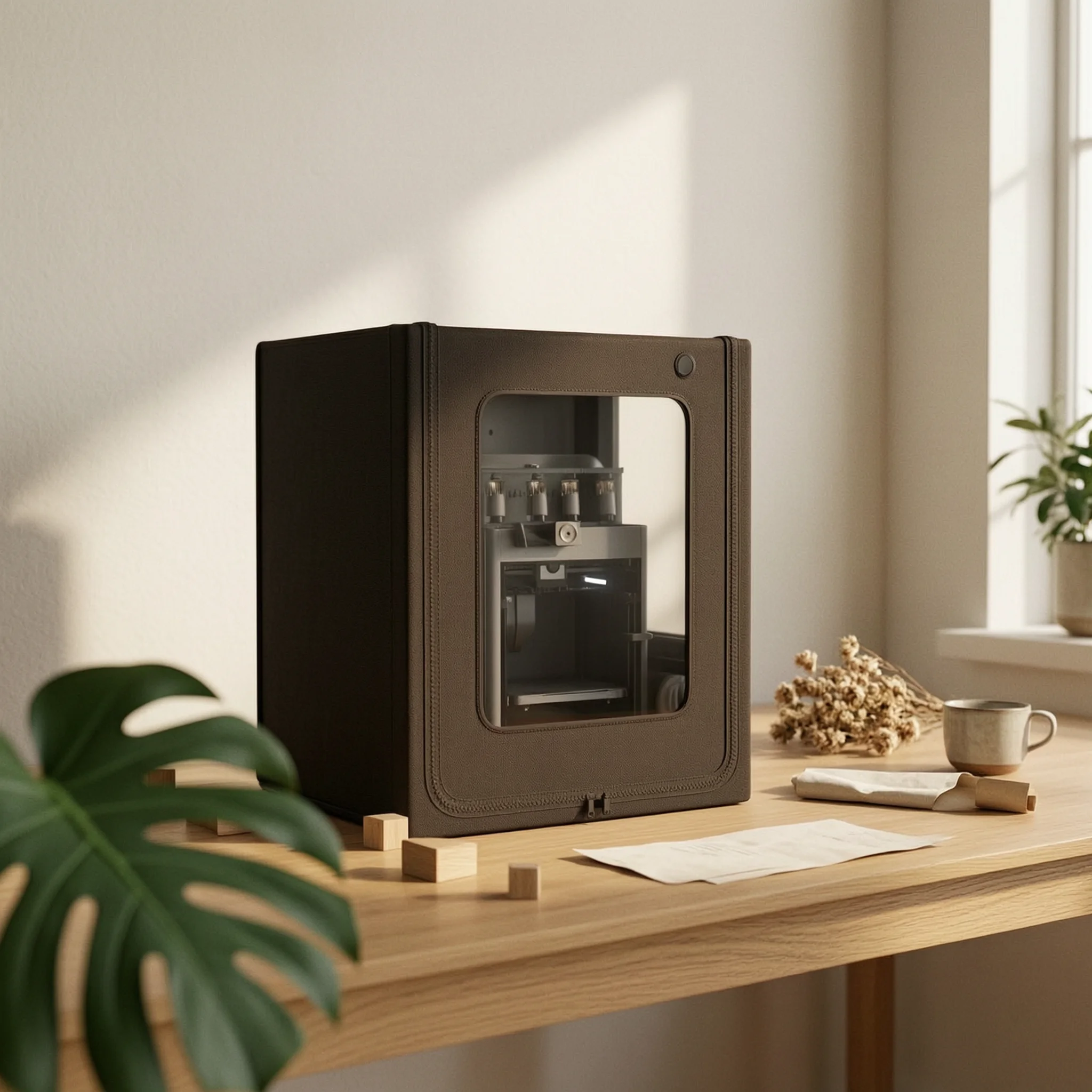 

Protective Cover for Printer Dust Cover with Window Heavy-duty Enclosure for Creative Workspace