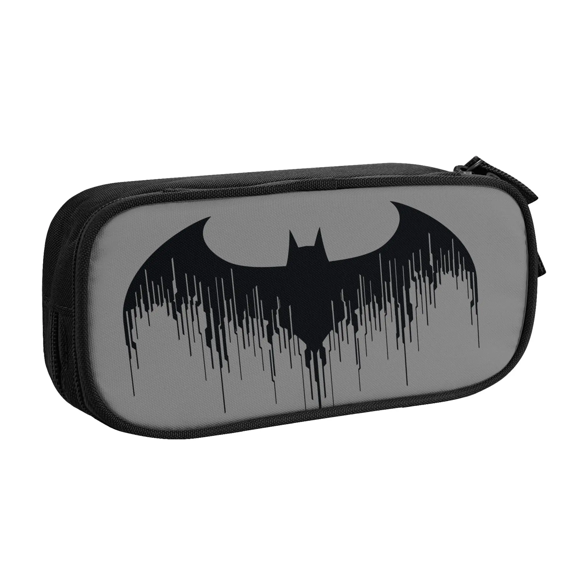 

Cute Batman Perched on a Pillar Pencil Case Pencilcases Pen for Student Large Storage Bags Students School Zipper Stationery