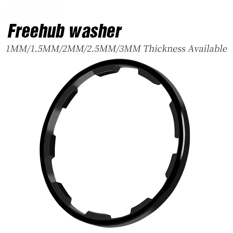10PCS Bicycle Hub Free Wheel Gasket, Aluminum Alloy Bicycle Hub Free Wheel Gasket 1/1.5/2/2.5/3mm Riding Accessories