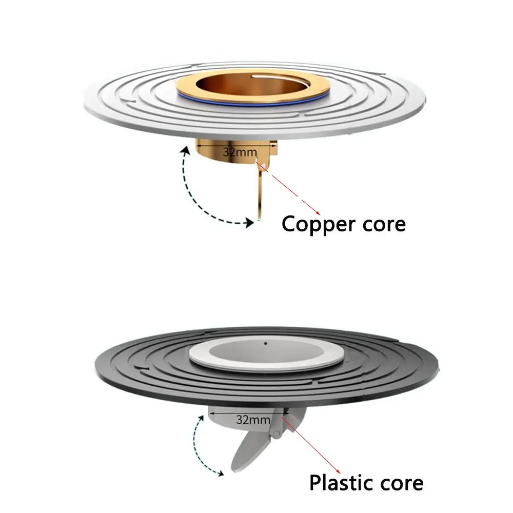 Drenaje de piso antiolor para ducha, colador de fregadero, drenaje rápido, tapón de filtro de drenaje Universal, prevención de reflujo duradero