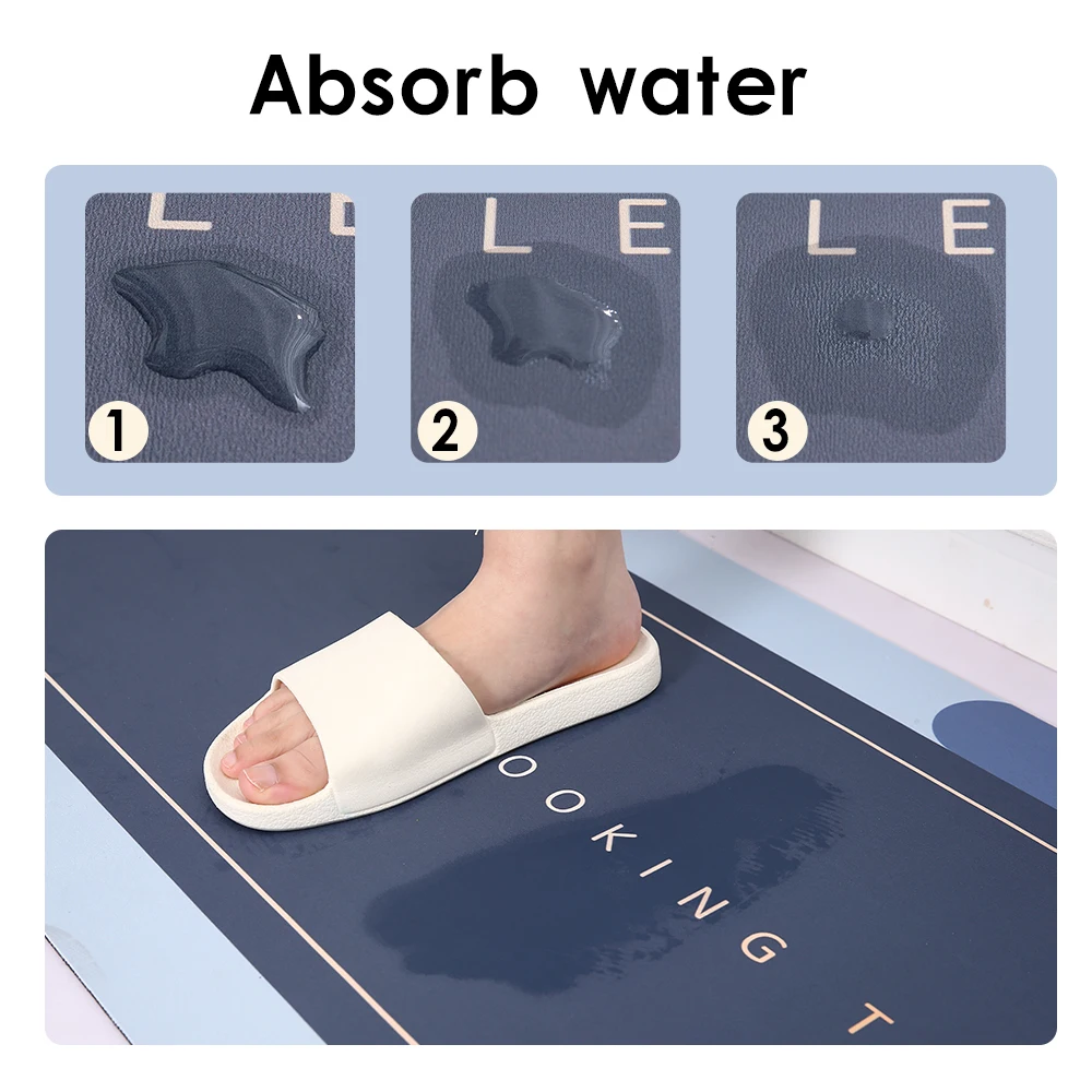 Tapete de banho de diatomita m - Quick Dry Diatomite Bath Mat avaliação e preço