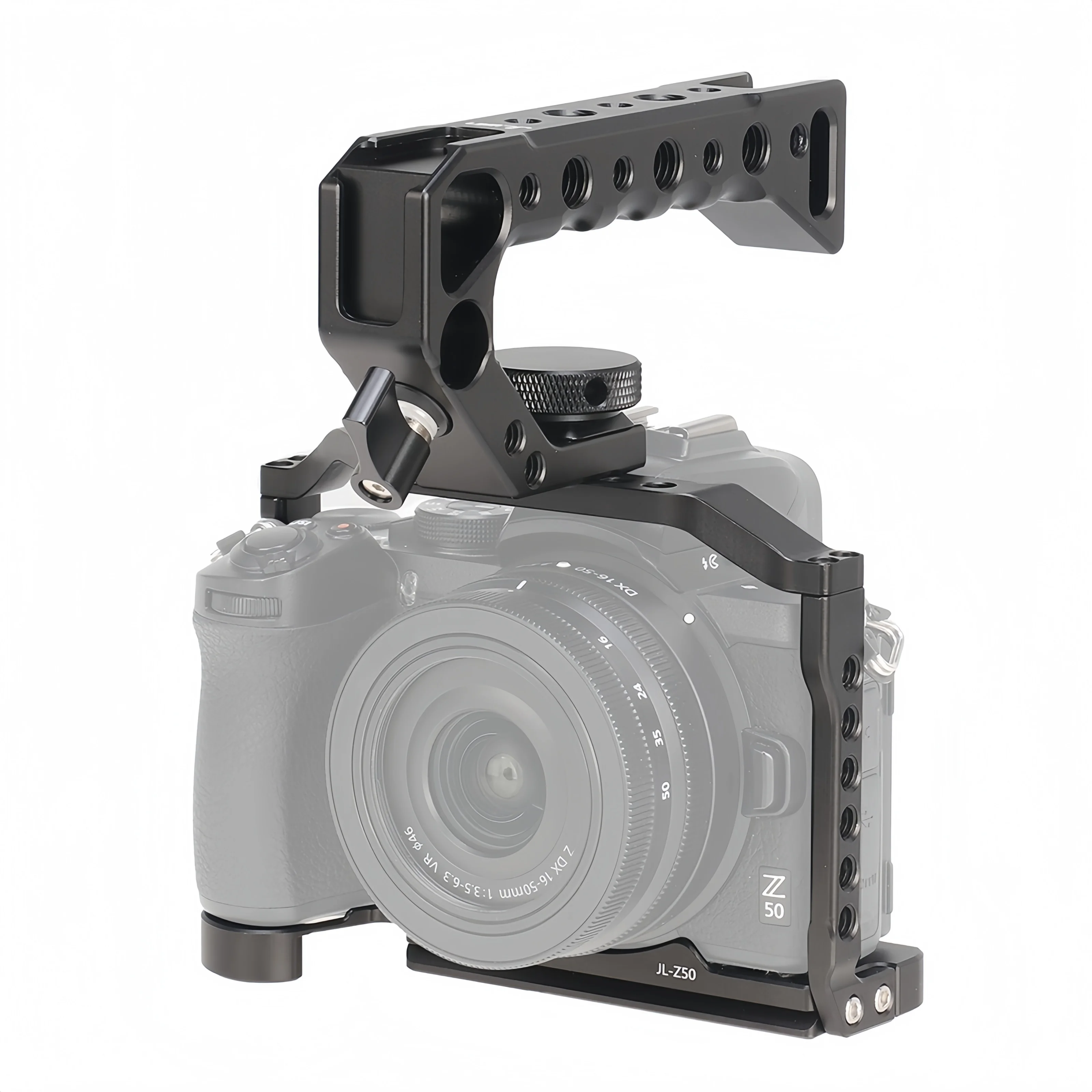 مثبت قفص الكاميرا سريع التحرير لإطار حماية من الألومنيوم لتوسيع Nikon Z50 VLOG