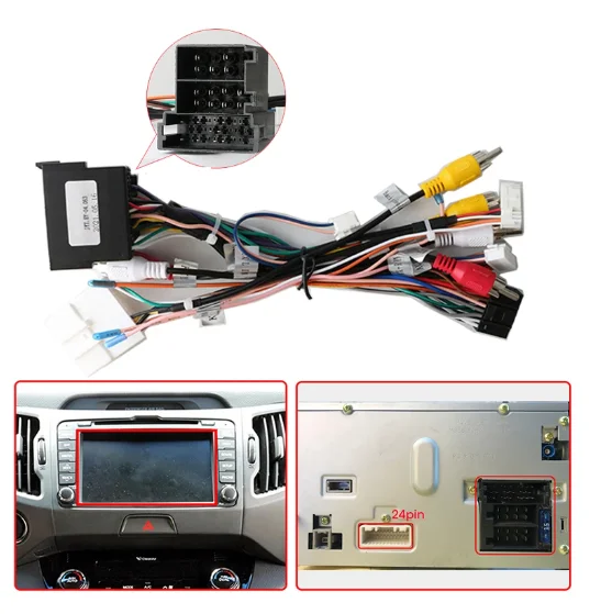 For Kia Sportage 3 SL 2010 - 2016 Power Cable with Canbus SportageCanbus