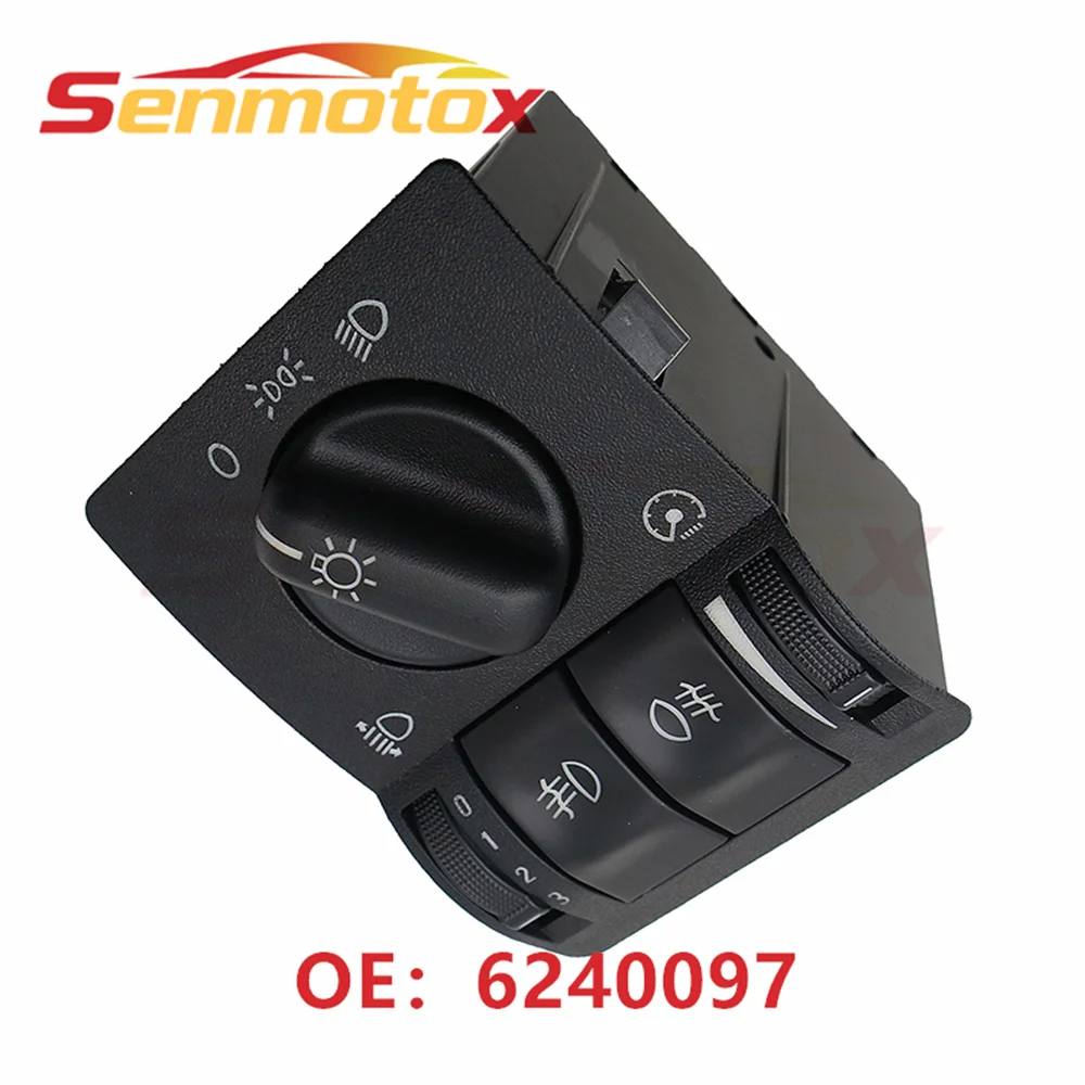 6240097 Headlight Fog Lamp Main Light Switch Control For OPEL VAUXHALL Vectra Zafira For OPEL Astra G 1999-2008 Car Accessories