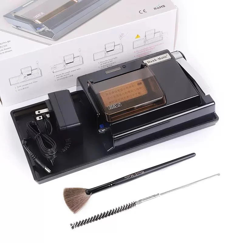 

Hawk-Matic HK-2 Automatic Cigarette Injector Machine for Filling 5.5/6.5/8mm Smoke Tube Injector Tobacco Rolling Machine Gift