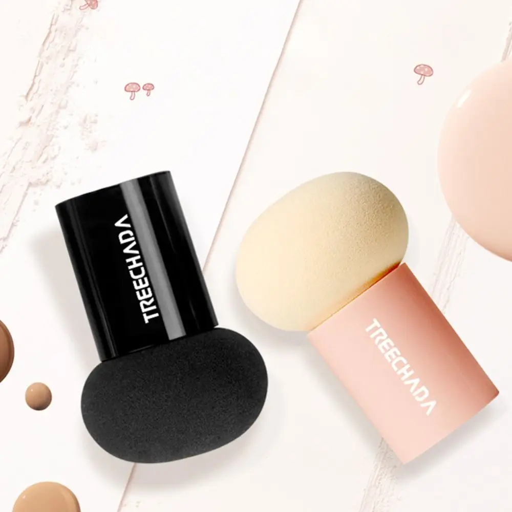 Wet and Dry Use Mushroom Makeup Puff Cute Dual-use Wet Dry Cosmetic Puff Non-eating Powder Mushroom Head Air Cushion Puff