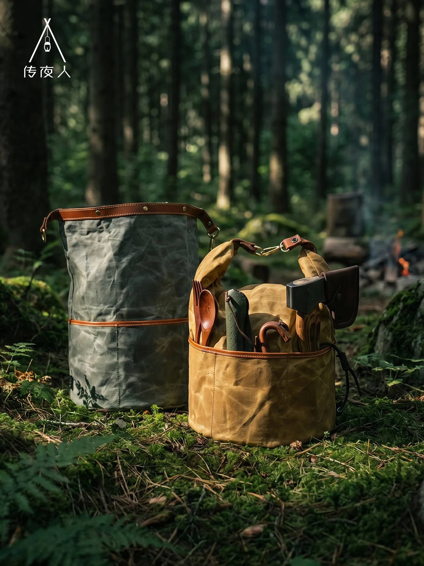 multifunctional-camping-storage-bag-bushcraft-vintage-oily-wax-canvas-tool-rollup-bag-portable-design-unisex-outdoor-gear