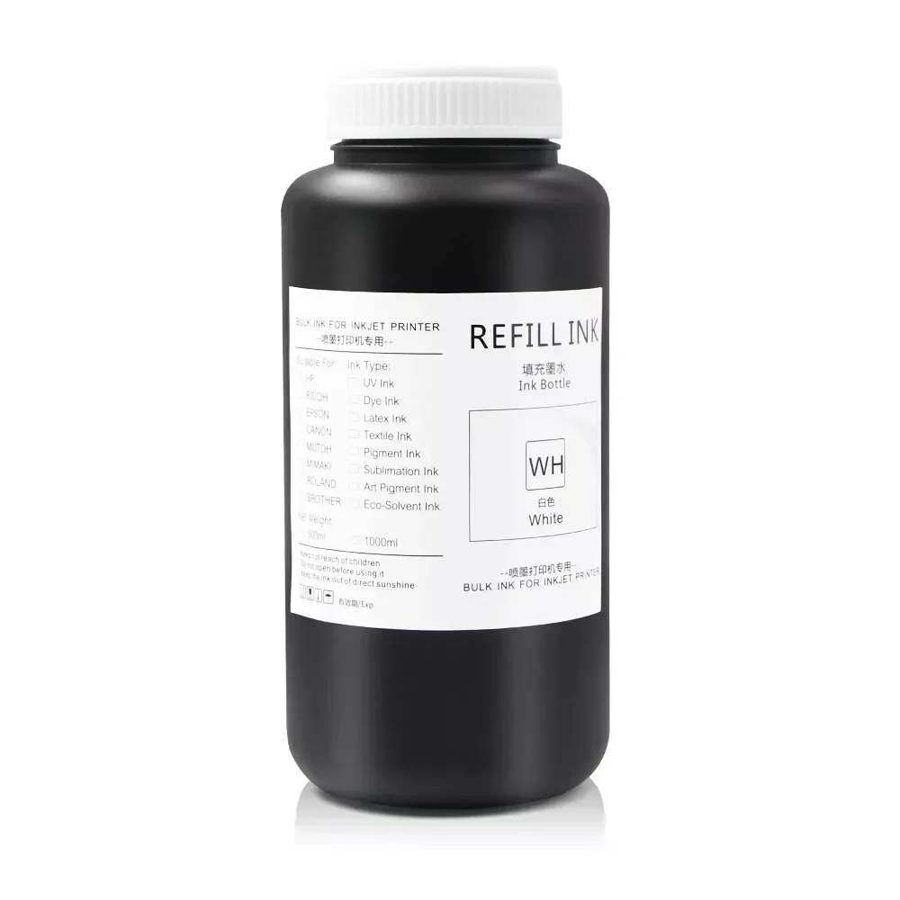 1000 ML/ขวด UV DTF หมึกและเคลือบเงาสําหรับ UV DTF ฟิล์ม B สําหรับ Epson เครื่องพิมพ์ XP600 TX800 1390 L800 L1800 L805 UV ชุดเติมหมึก