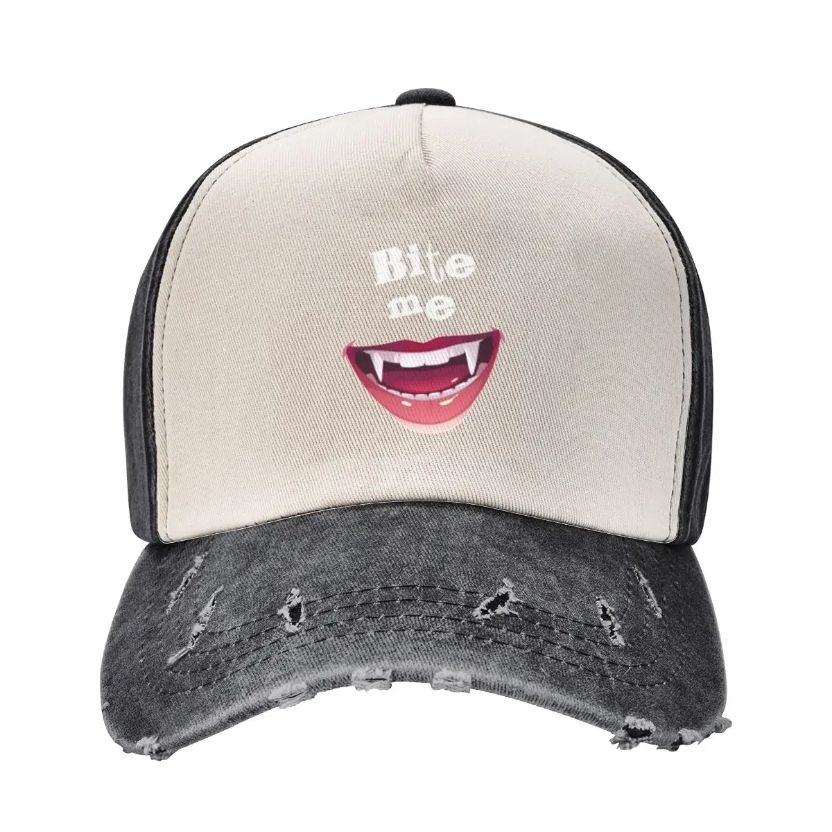 Bite Me First Kill Lesbi Series Vampire Teeth BloodCap Baseball Cap Hip Hop Luxury Cap Rugby Anime Hat Women's Hats Men's