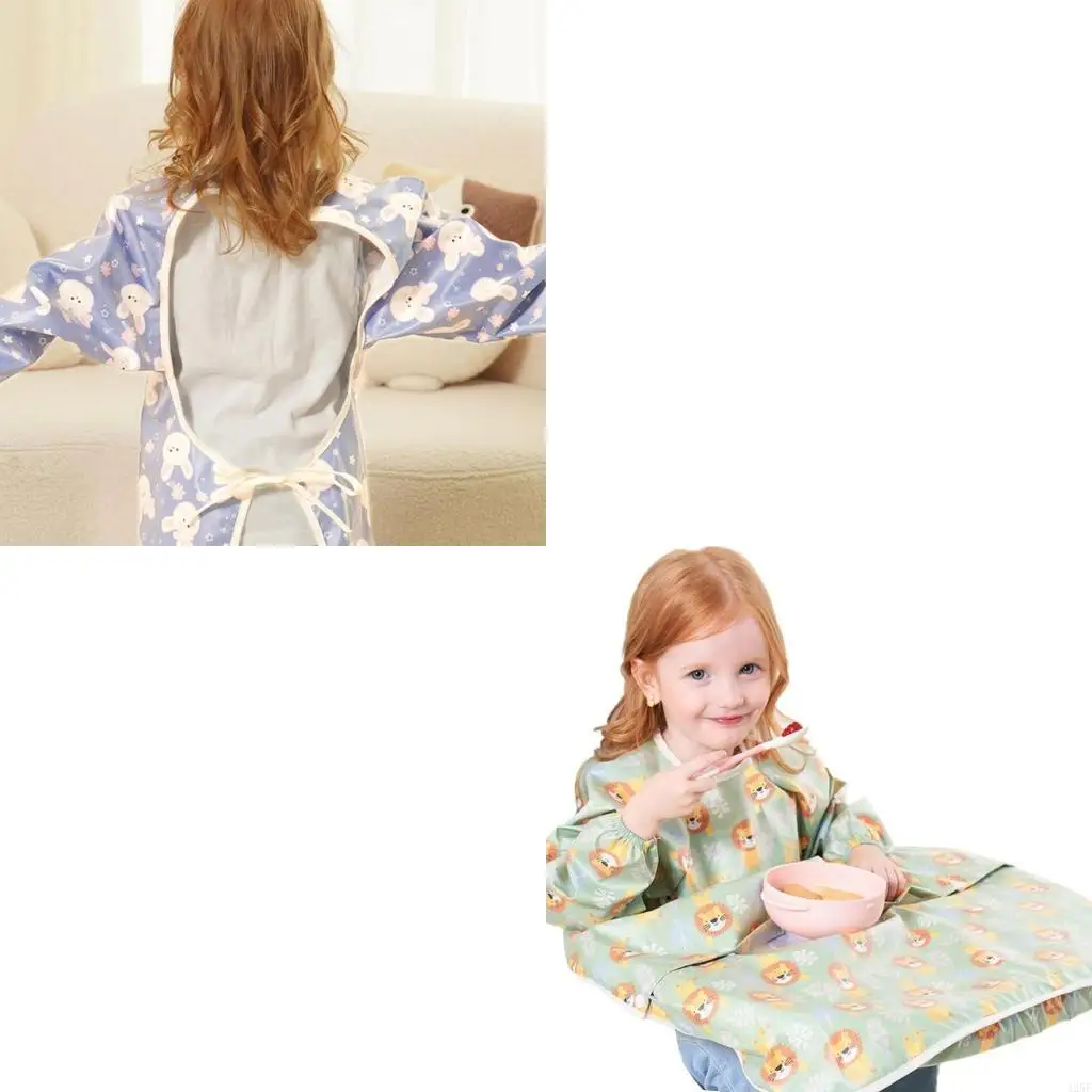 

Lightweight Water Proofing Bib Caroon Baby Feeding Apron for Infants Children 425F