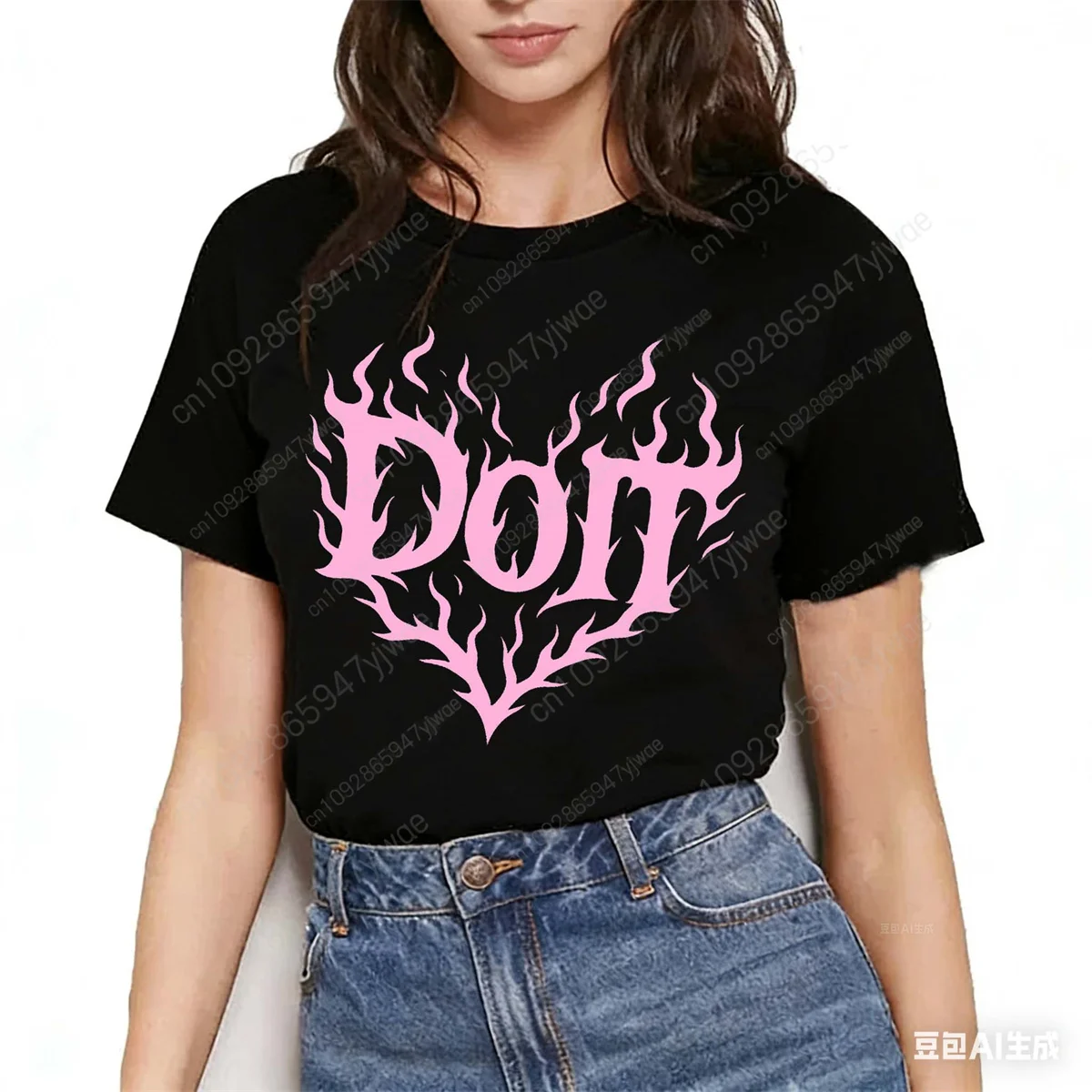 افعل IT قميص قائمة التتبع قميص Kpop الشهير تهيمن جولة حول العالم 2025 هدية مروحة الصيف الكبار والأطفال تي شيرت قطني عالي الجودة