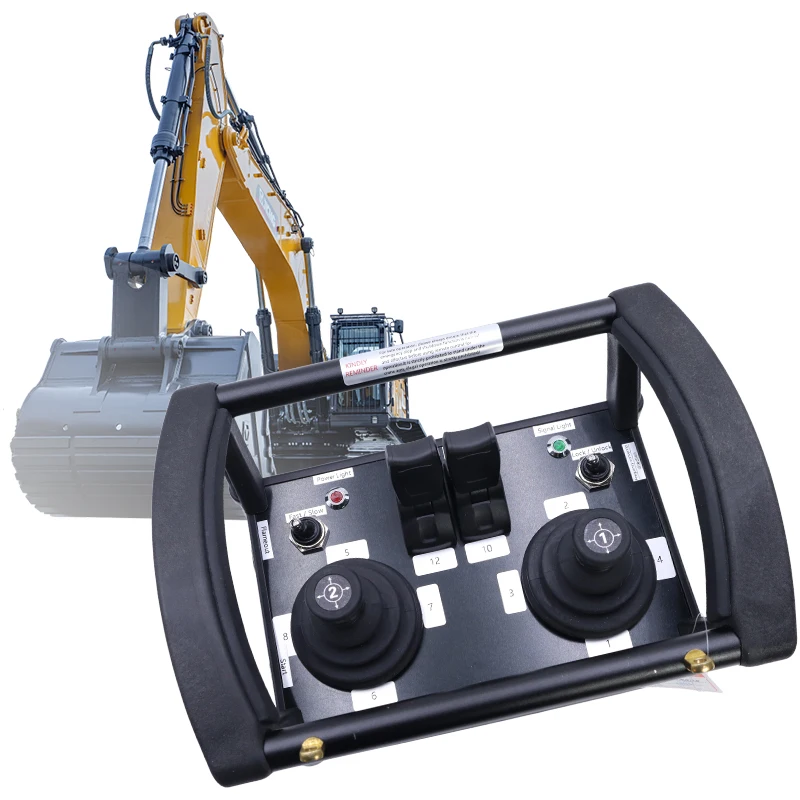 

Brand New 12v 24v Joystick Control Hydraulic Manual Automatic Solenoid Valve Universal Industrial Remote Control IP68 Waterproof