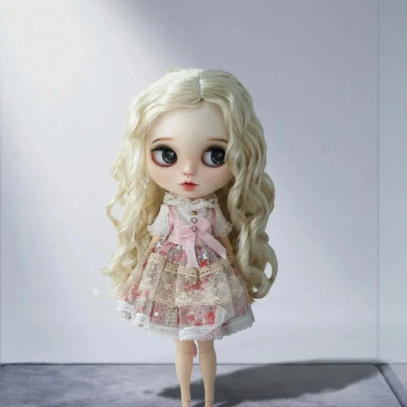 

JD285 Красивый длинный волнистый парик для кукол BJD (OB11, YOSD, MSD, SD, Blythes) из мягкого синтетического мохера, недорогие аксессуары для париков