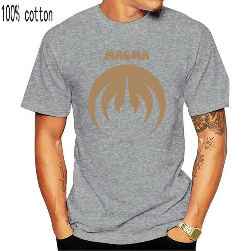 MAGMA-Camiseta de la banda de Rock para hombre, ropa de marca, divertida, ajustada, con letras, ropa de marca