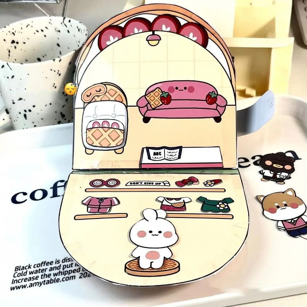 

Funny Spicy Hot Pot Sticker Games Quiet Book Waffle Cake Chinese Cabbage Handmade Diy Toys 3D Water Park Busy Book Girls Gift