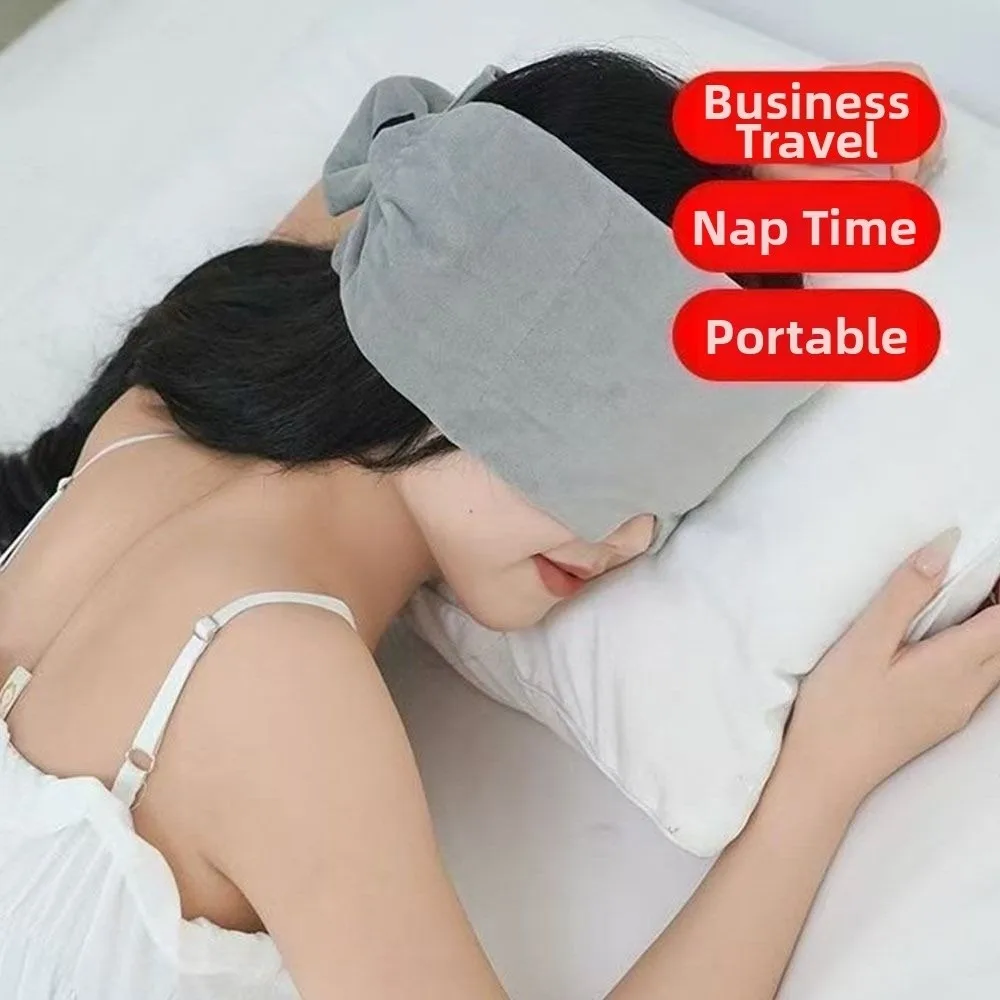 Mascarilla para dormir por gravedad transpirable, mascarilla creativa y cómoda con bloqueo de luz, parche de gravedad de micropresión de doble cara para mujer