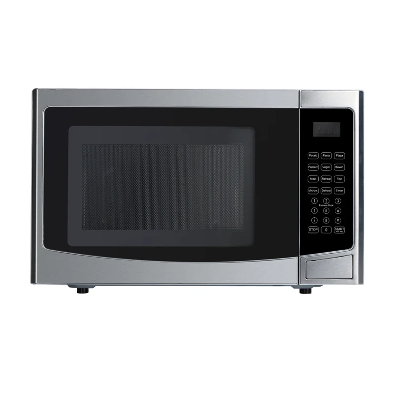 

Бытовая микроволновая печь 2026 года мощностью 1000 Вт и объемом 30 л, отличающаяся большой вместимостью и высокой мощностью.