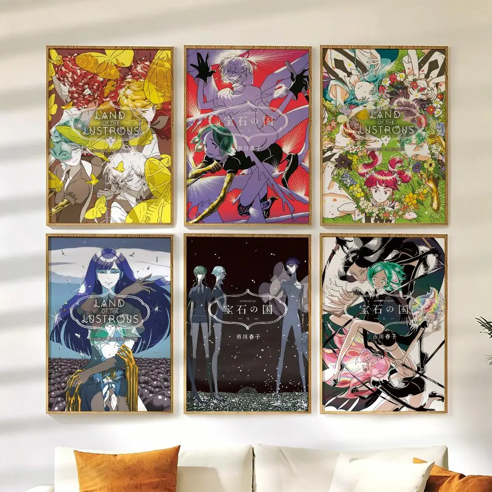 Land of the L-Lustrous Poster Wall Stickers HD Painting Self Adhesive Art Decals for Bedroom Living Room Home Decor