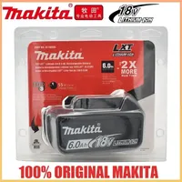 Original 18V Makita Rechargeable Power Tool Battery, Replaceable LED Lithium-ion, 6.0Ah 18V LXT BL1860B BL1860BL1850 BL1830