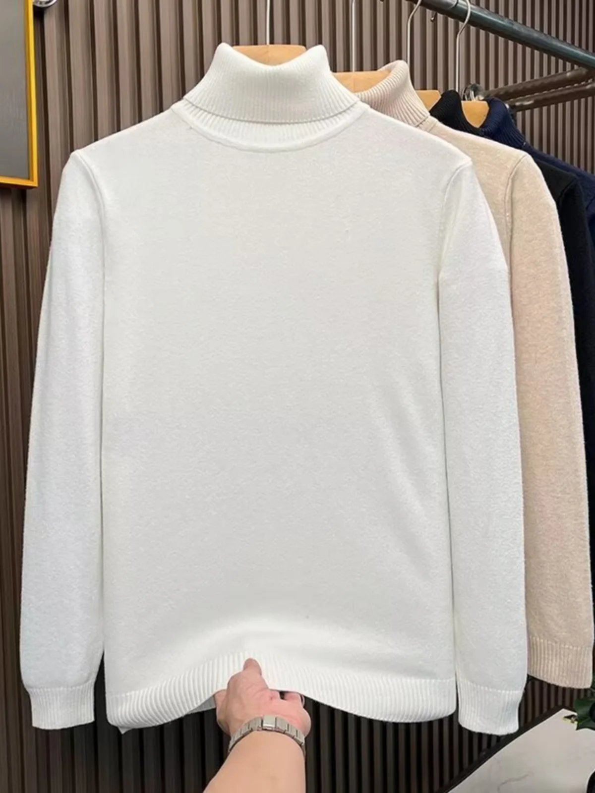 سترة خريف وشتاء أمريكية ذات ياقة عالية للمراهقين، طبقة أساسية متعددة الاستخدامات غير رسمية للرجال، شعور مميز جديد