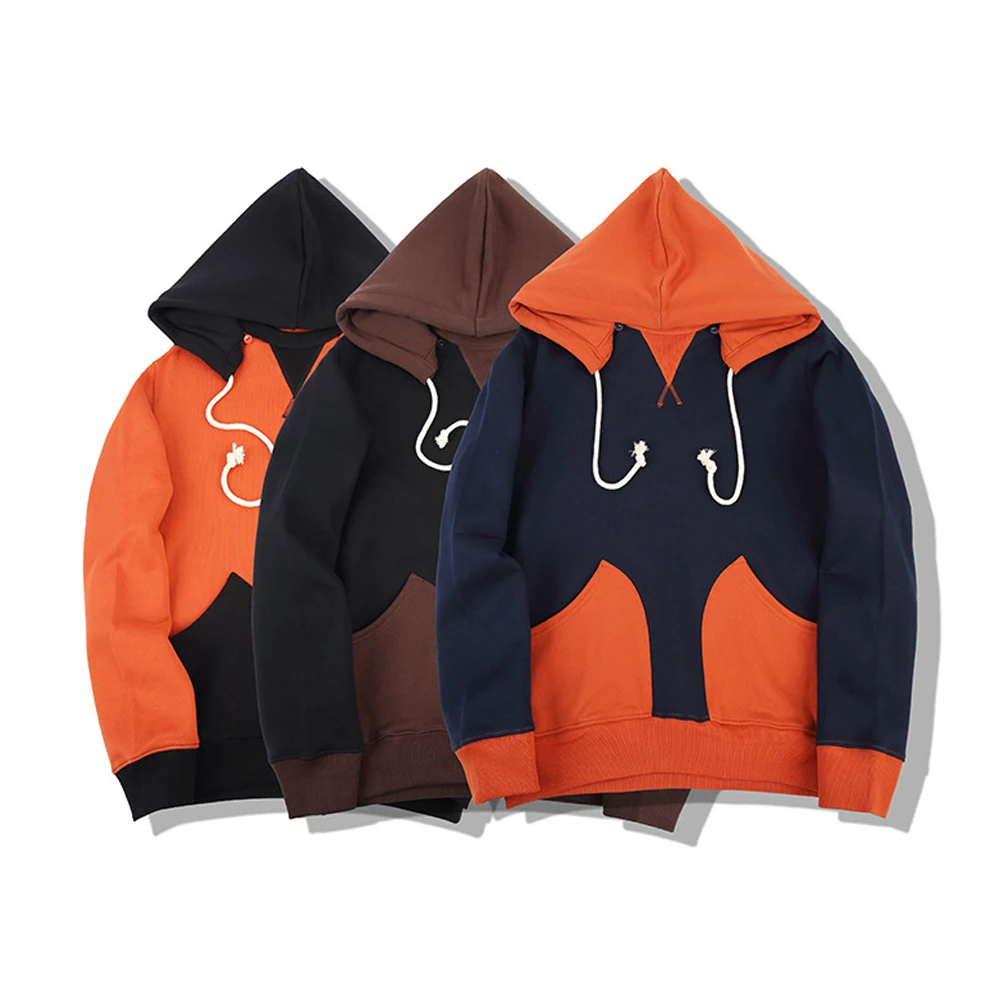 

Hooded Sweatshirt with Pockets, Light Fleece, Terry Bottom, Removable Hood, 2 Wear, Autumn and Winter