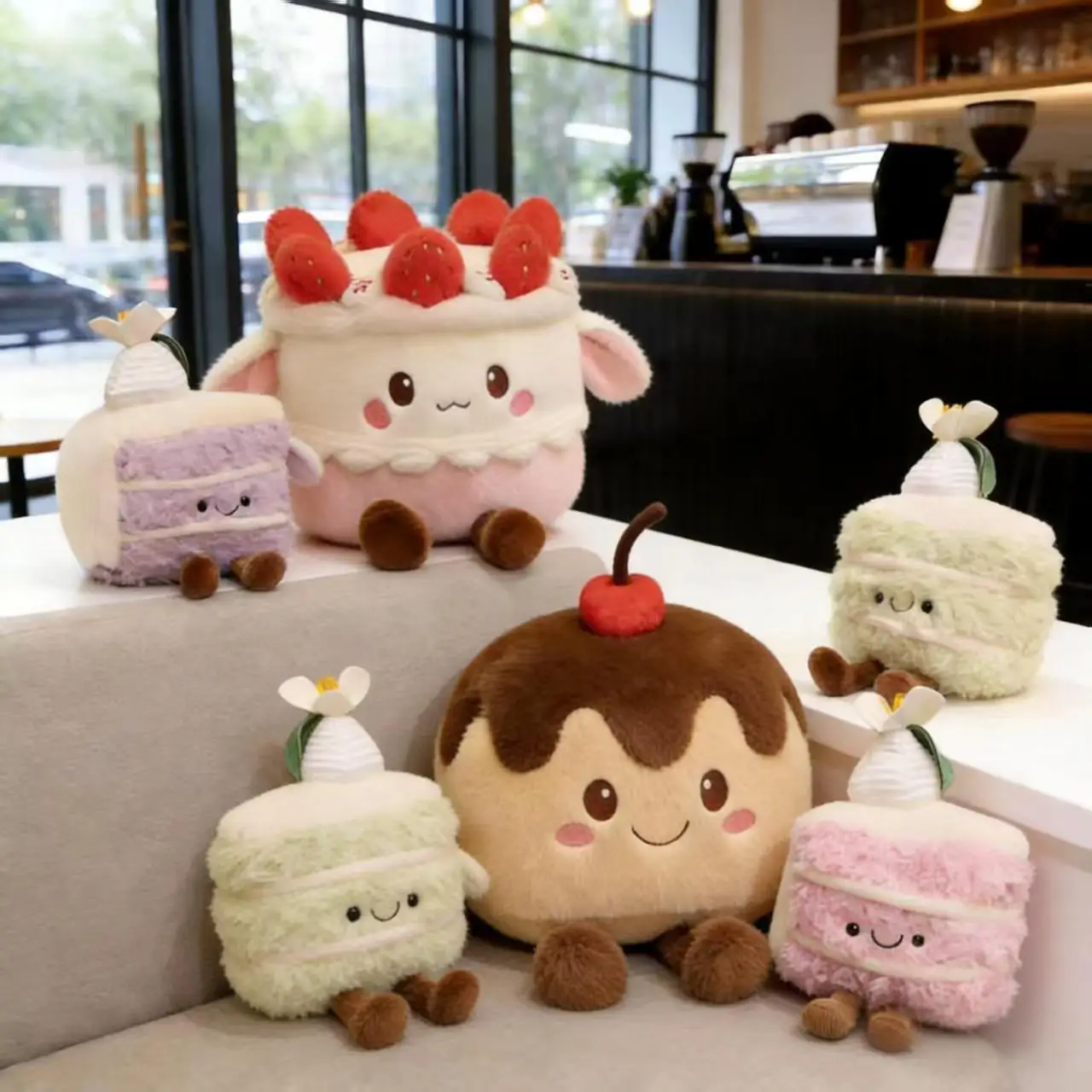

Плюшевые игрушки-торты: розовый клубничный, черничный, шоколадный, манговый. Мягкие плюшевые куклы-еда. Милые плюшевые игрушки. Идеальные подарки для мальчиков и девочек.