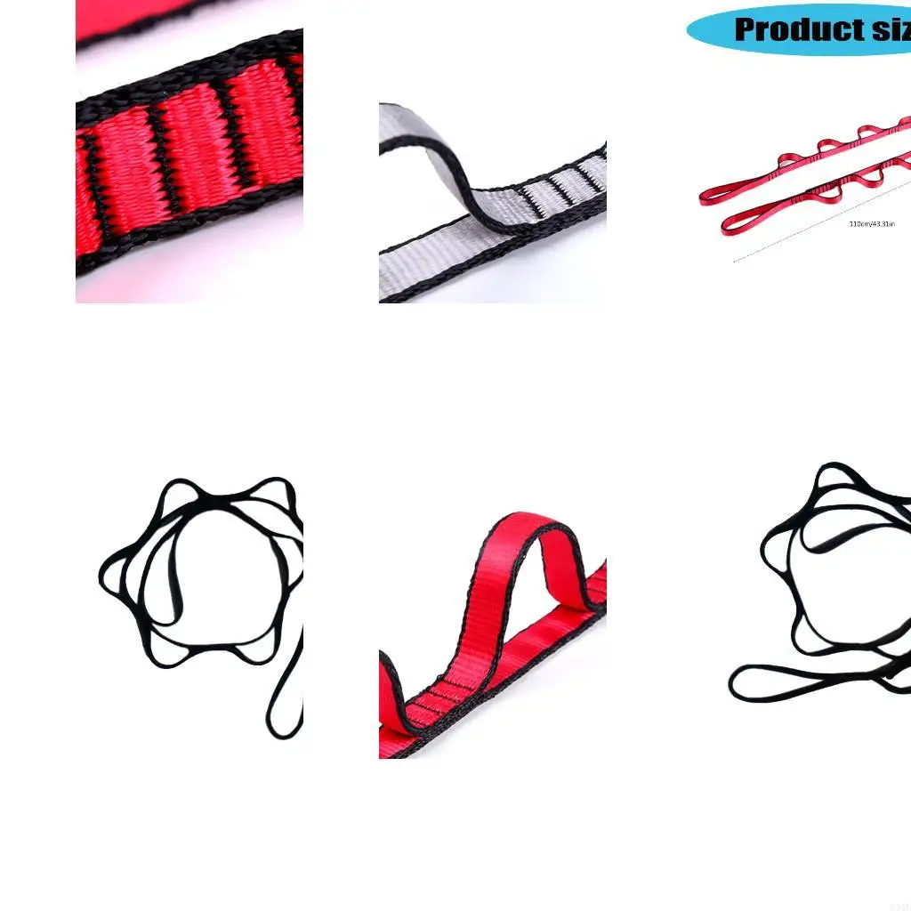 

340F Aerial Pilates Extension Strap Heavy Duty Climbing Strap Nylons Chain Webbings