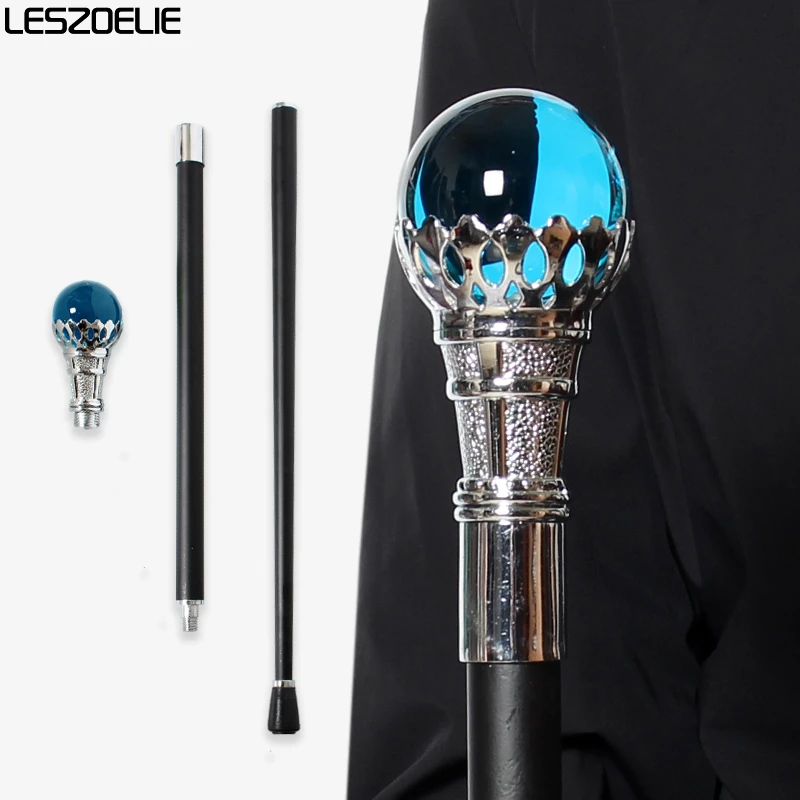 92cm-bright-silver-walking-stick-with-lake-blue-glass-crystal-ball-top-men-women-fashionable-party-accessory