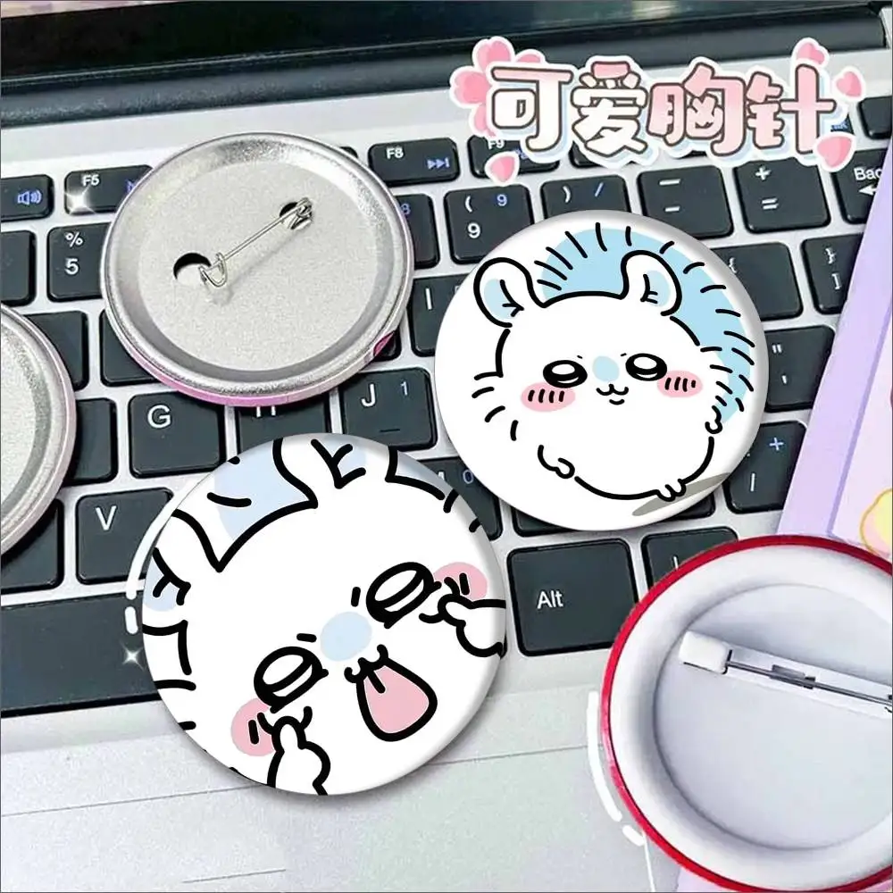 1 قطعة الكرتون لطيف M-momonga-s شارات أنيمي شارة ليزر مستديرة الكرتون بروش الملابس ظهره اكسسوارات التلبيب