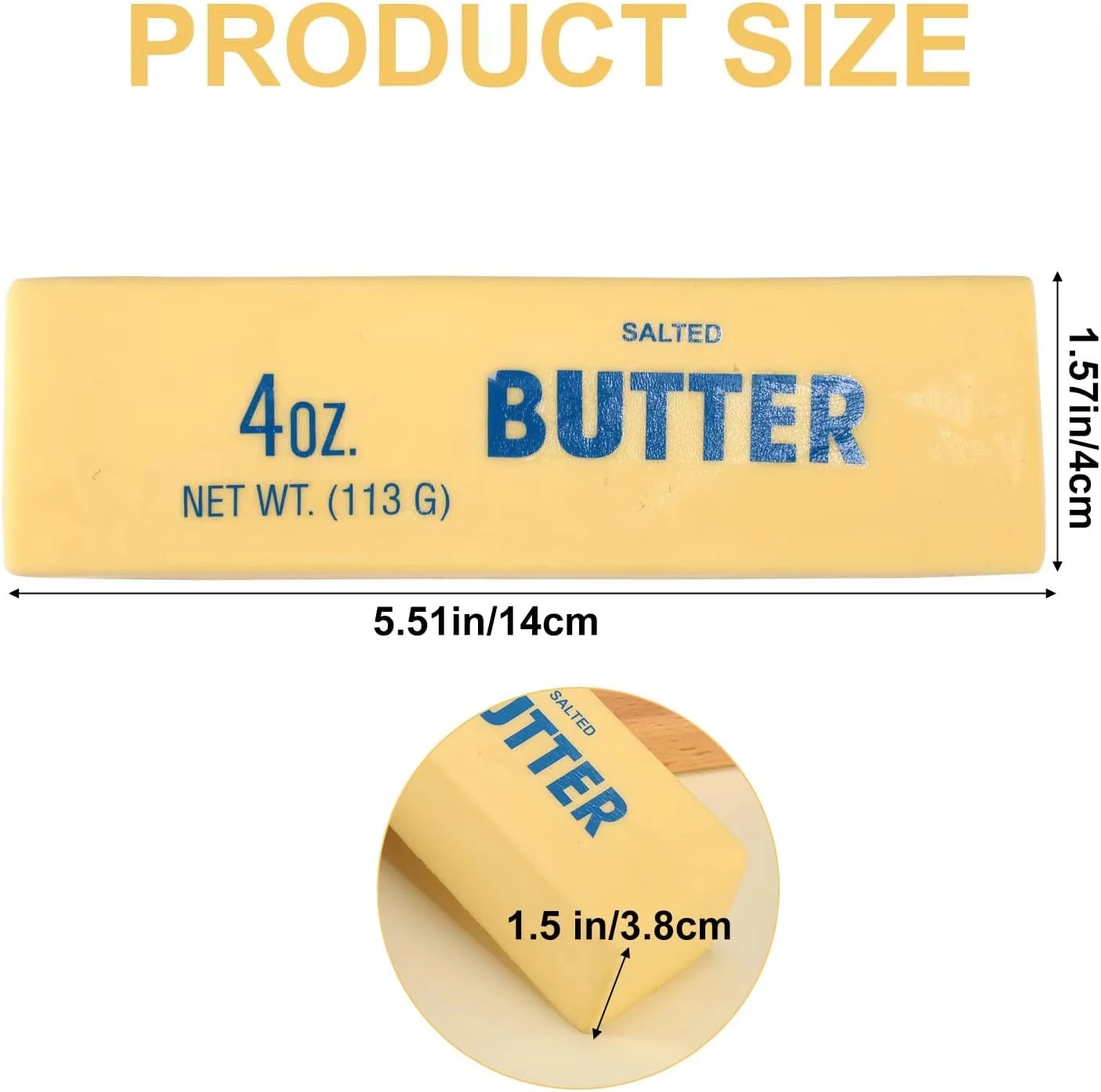 ของเล่นบัตเตอร์สติ๊กนุ่ม บีบแล้วคืนรูปช้าๆ ช่วยผ่อนคลายความวิตกกังวล บีบเล่นคลายเครียด บัตเตอร์ครีมบาร์ บรรเทาความเครียด ของเล่นสัมผัส