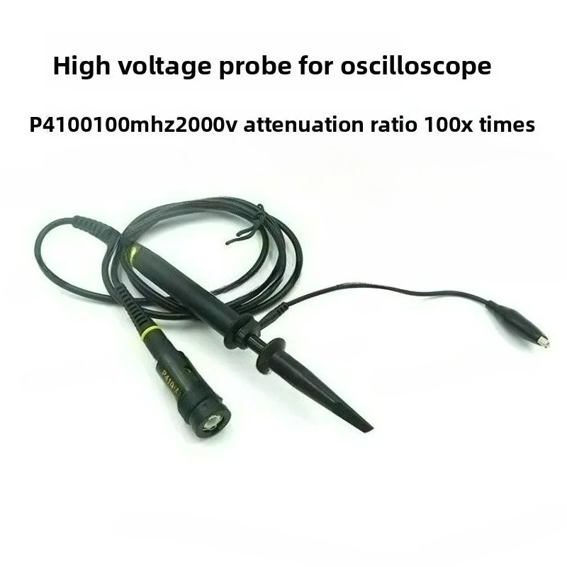 P6100 20-300MHz Oscilloscop Probe, 10x High Voltage Attenuation Probe for Electronics Testing and Measurement