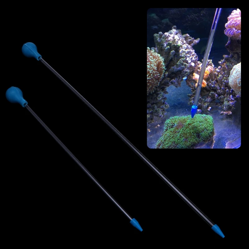 Acrylic Coral Feeder Long Tube for Reef Eels Aquatic Life Feeding Tool 16.5