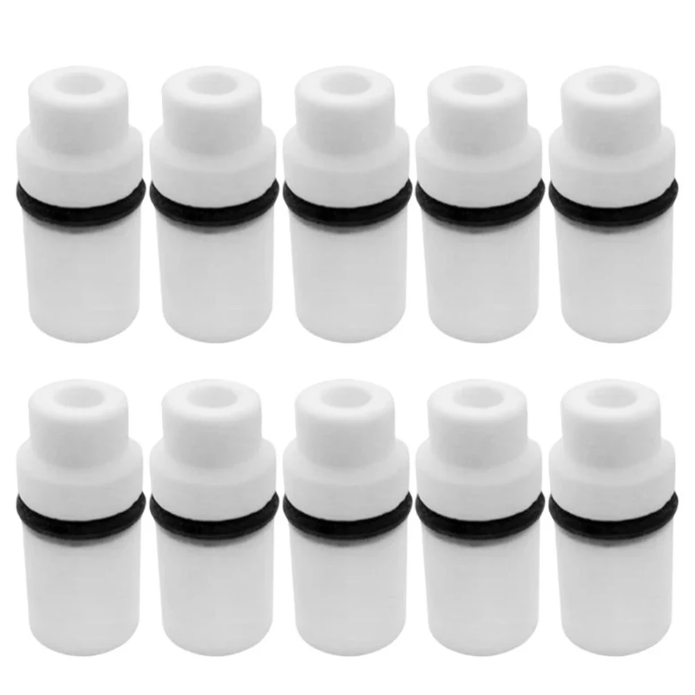 

10ppcs Sandblaster Nozzles Sandblaster Ceramic Nozzles Compact Earthenware Nozzles For Low Pressure Sand Blasting Machine Tool