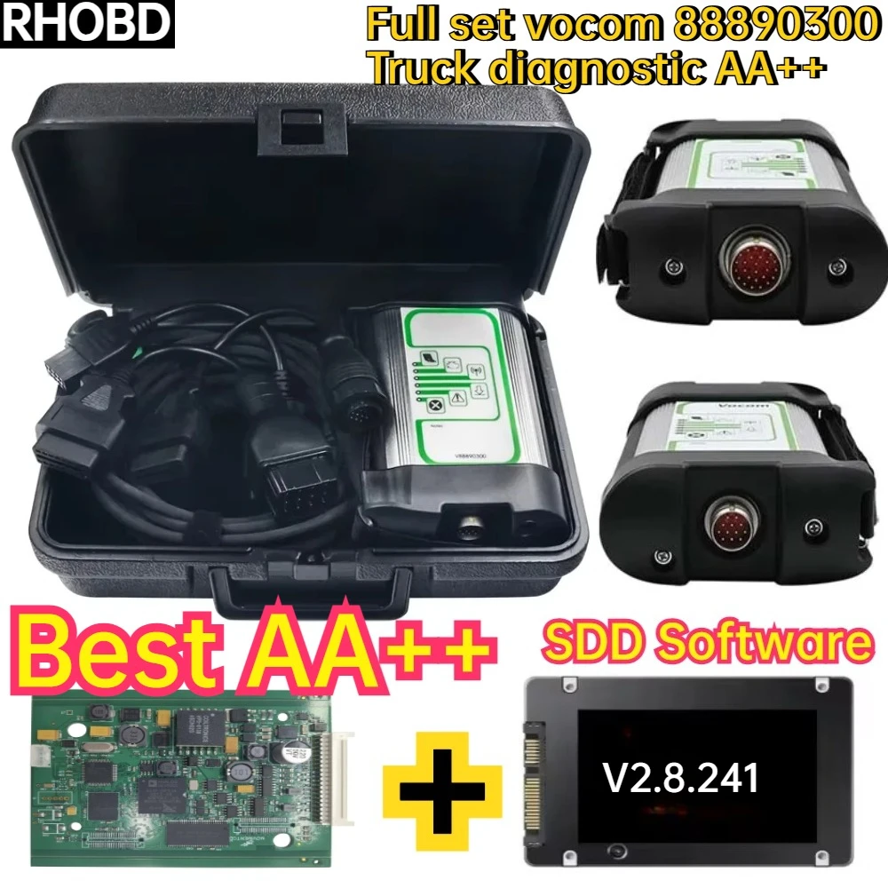 

A++ FOR Vol-vo vocom 88890300 Vocom 88890300 Interface A/B Online Update Truck Diagnostic Scanner For Renault/UD/Mack Heavy Duty