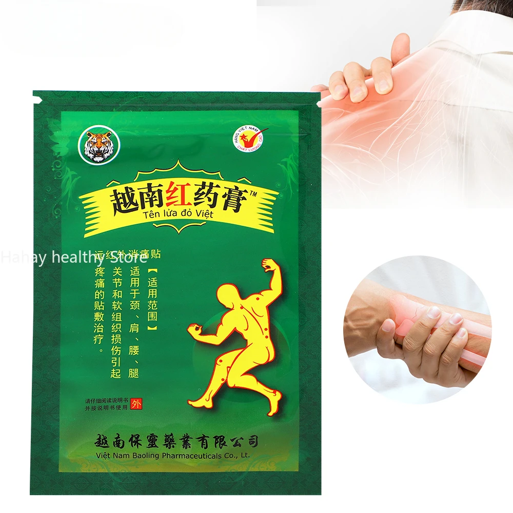 Vietnam White Tiger Balm Patch Cure Rheumatoid Arthritis Pain Relief Plaster Joint Neck Back Body Muscle Ache Sticker 발마사지