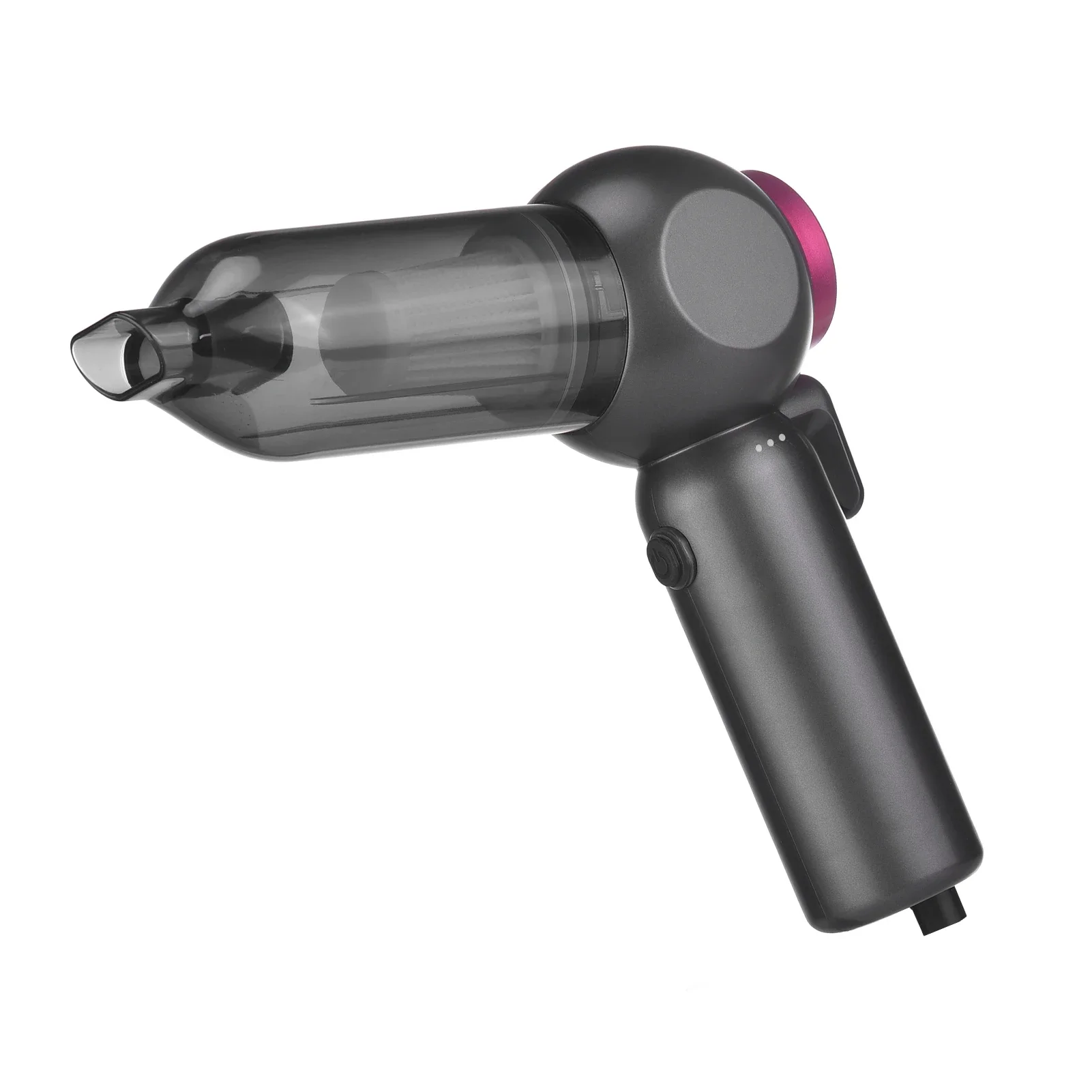 เครื่องดูดฝุ่นไร้สายแบบมือถือ 2in1 แรงดูดสูง สำหรับรถยนต์และบ้าน พกพาสะดวก 16000PA