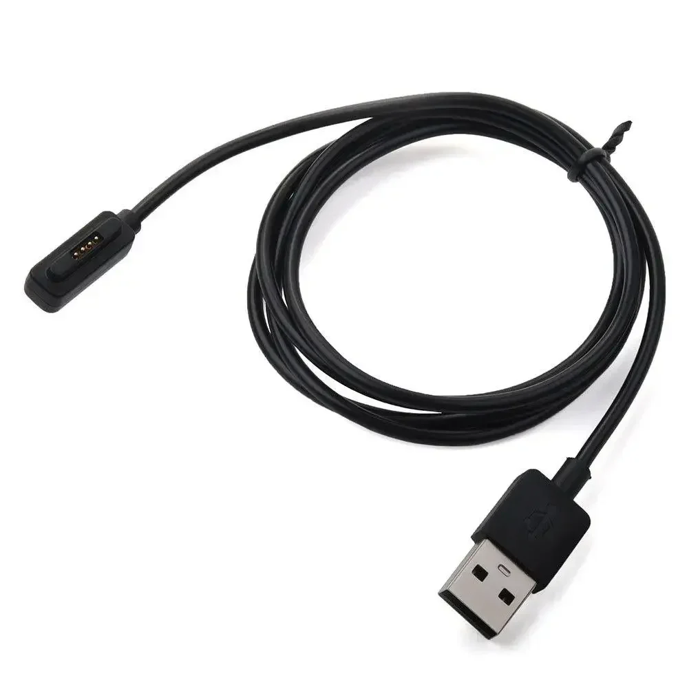 Магнитный USB-кабель для быстрой зарядки длиной 1 м для умных часов ASUS ZenWatch 2 WI501Q, портативных носимых устройств и аксессуаров