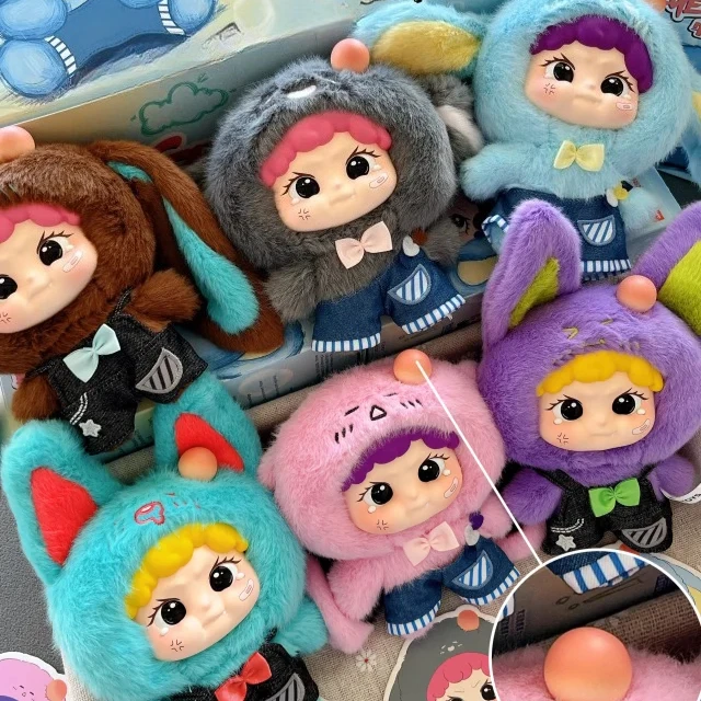 

GoodGood Cowboy Eye-Catcher Series Blind Box Cute Vinyl Face Doll Mystery Box Anime Trendy Play Surprise Bag Collection Pendant