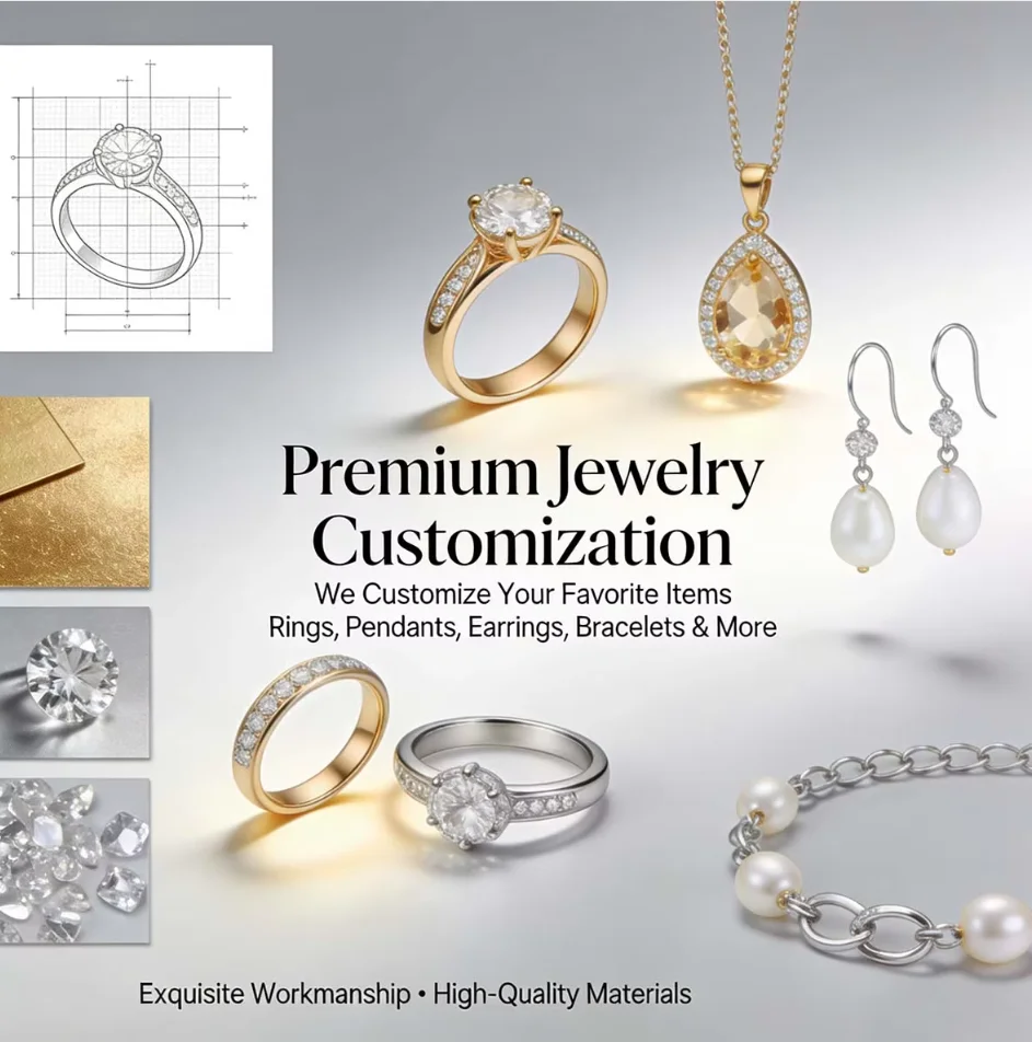 Jewelry Making For Birthday Party - Custom Jewelry Ring/Necklace/pendant/earring/bracelet Party Birthday Gifts