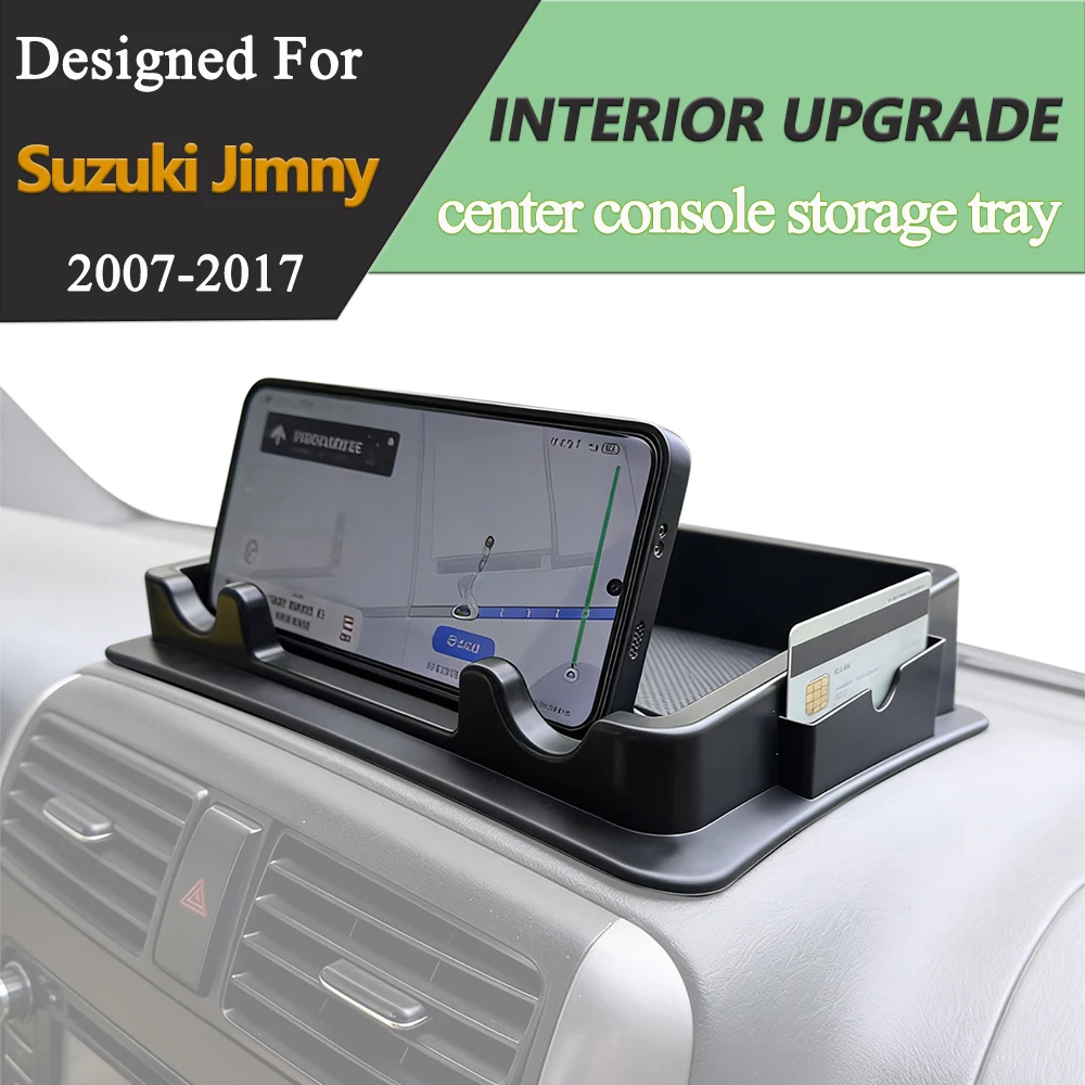 Dashboard Phone Holder Tray Gear Shift Storage Box For Suzuki Jimny JB43 Manual Trans 2007-2017 Interior Organizer Accessories view 2