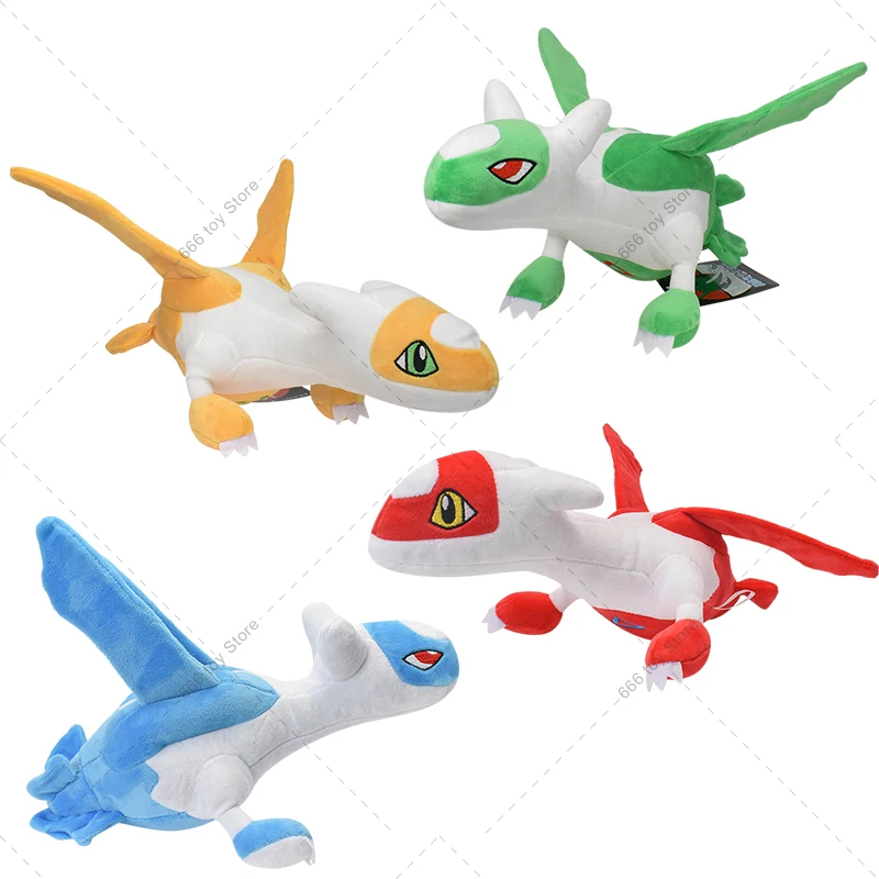 

New Kawaii Anime Pokemon Latias Latios Dragon Plush Shiny Latias Stuffed Doll Flying Toys Christmas Gifts For Children Kids