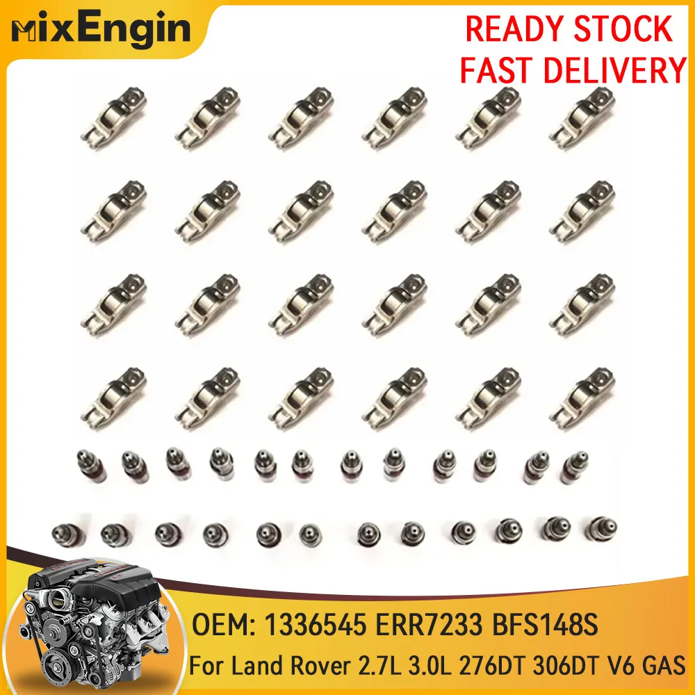 

Engine Valve Lifter Rocker Arm Set Fit 2.7 3.0 L For Land Rover Rand Rover Discovery L462 276DT 306DT 2.7L 3.0L TDV6 V6 Diesel
