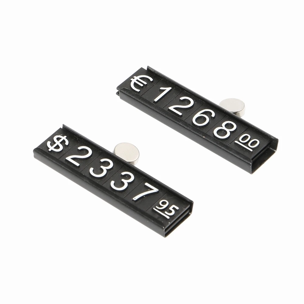 

Garment Split Cube Price Tag Magnetic Fastener Magnet Prices Number Currency Stick