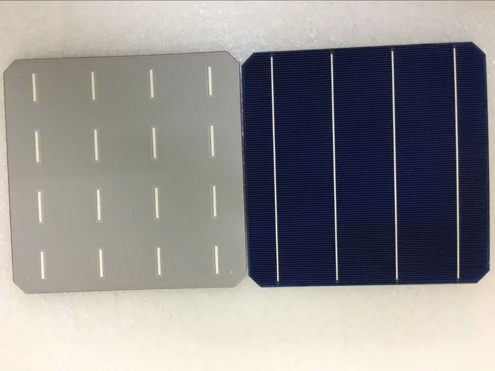 30 Pcs Monocrystalline Silicon Solar Cells 156 x 156mm 4.9W/Pcs For Photovoltaic Mono Solar Panel