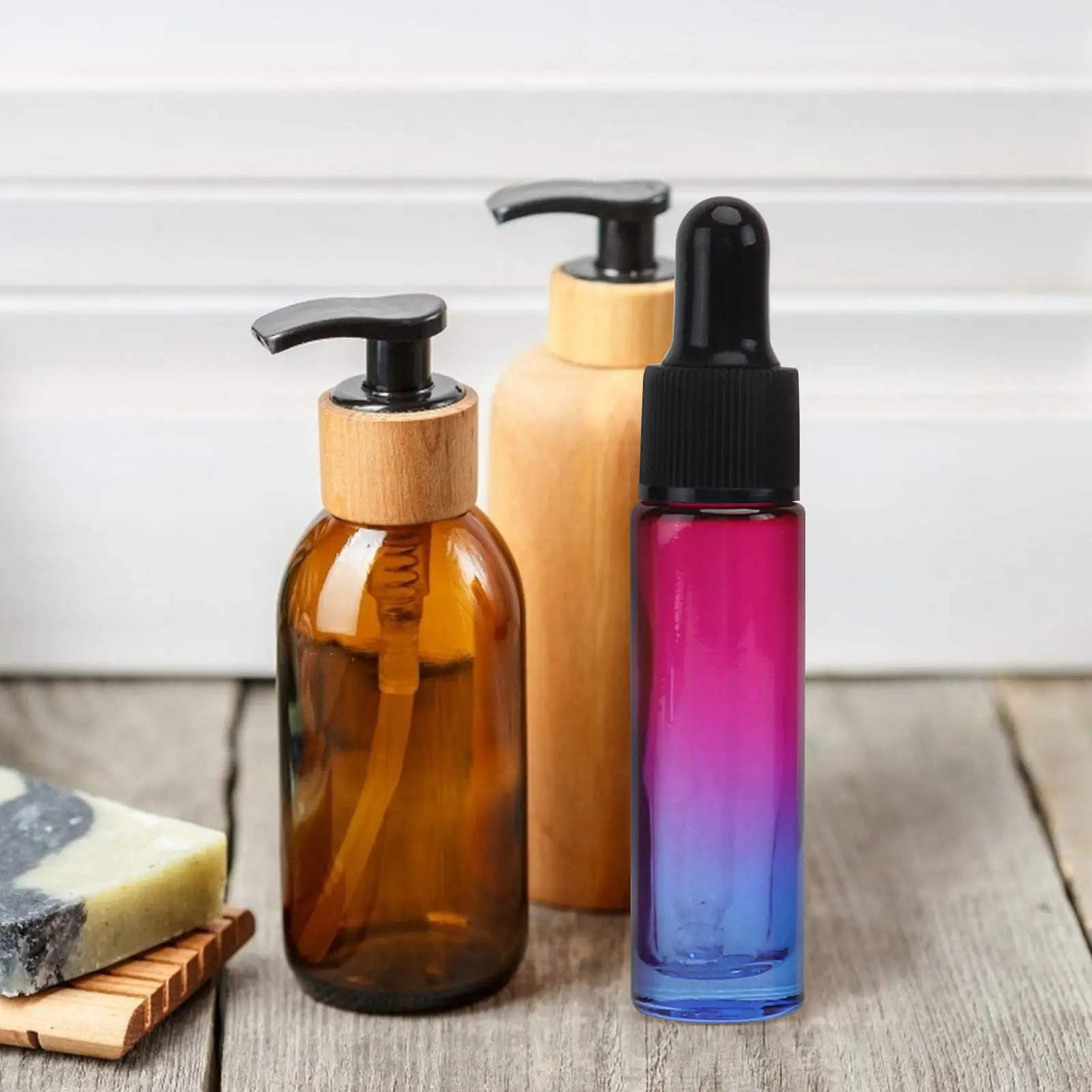 

Набор из 10 премиальных толстых стеклянных флаконов-капельниц для эфирных масел, ароматерапии, парфюмерии и жидкостей, удобные для путешествий, герметичные, многоразовые