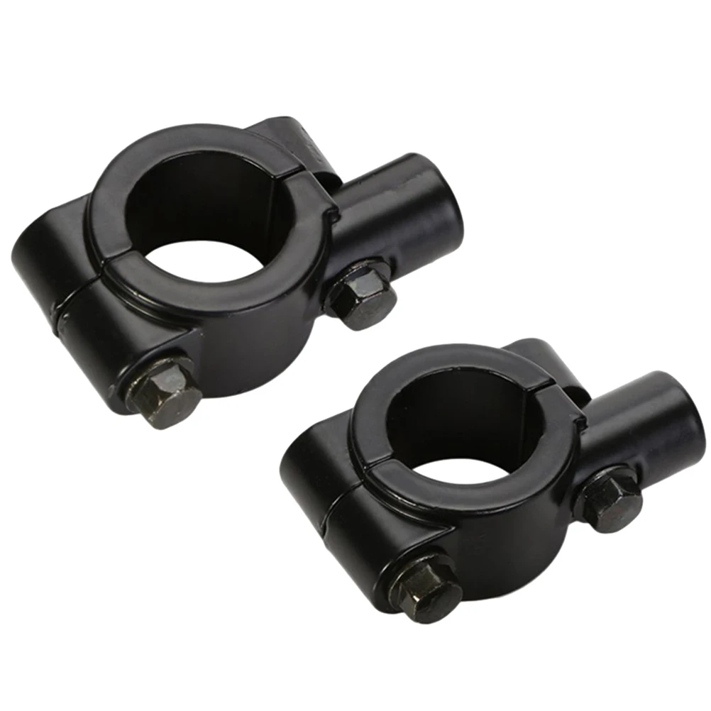 

2pcs Rearview Mirrors Holder Durable Material Easy Install Motorcycle Rear View Mirror Adaptor Bracket Support Accessories