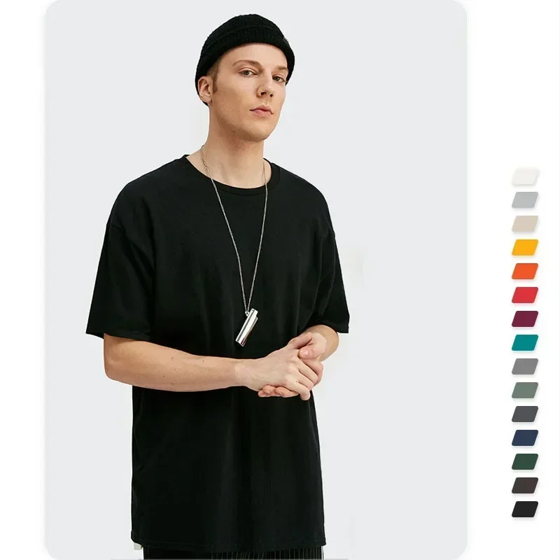 Personnalisez votre propre Logo T-shirt 100% coton hommes T-shirt en coton personnalisé texte personnalisé nom Tsihrts